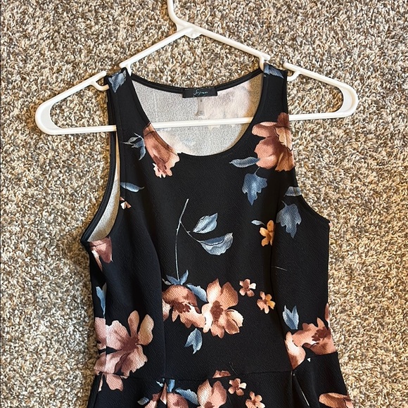 Soprano Black Halter Midi Dress Fit and Flare - Picture 3 of 6